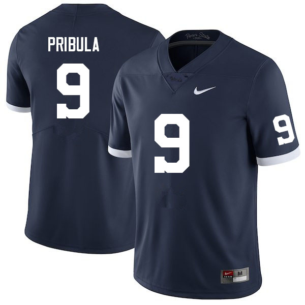Men #9 Beau Pribula Penn State Nittany Lions College Football Jerseys Sale-Retro - Click Image to Close